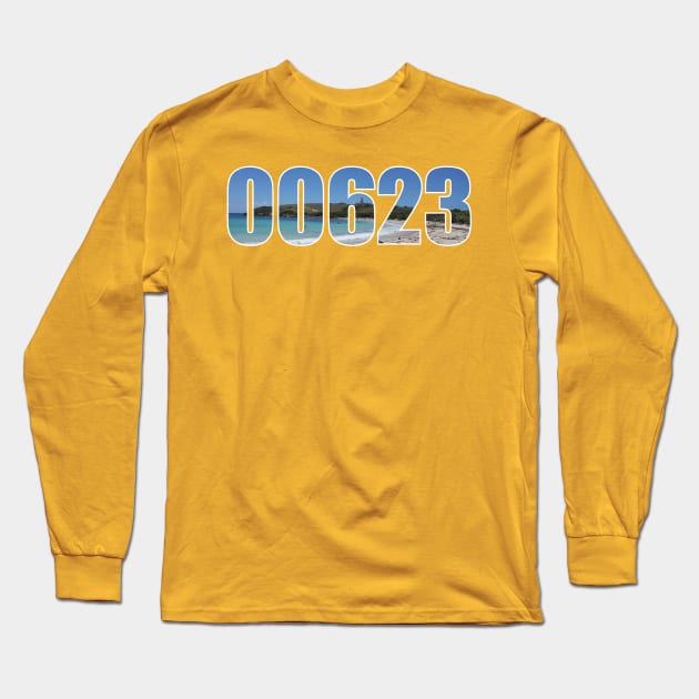 Zip code Cabo Rojo Long Sleeve T-Shirt by Veronica Morales Designer